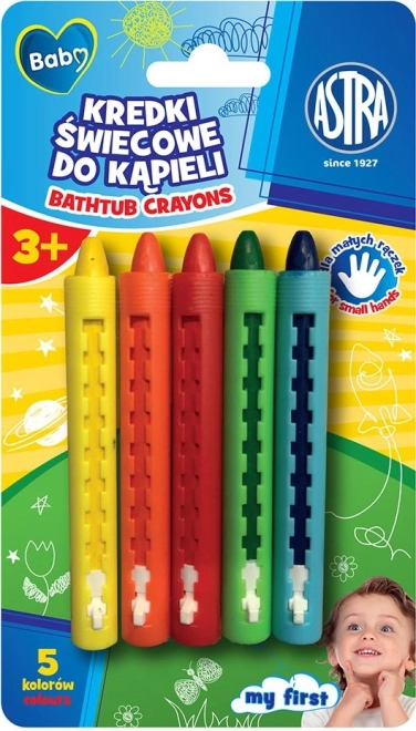 ASTRA BABY Bath Crayons 5 pcs