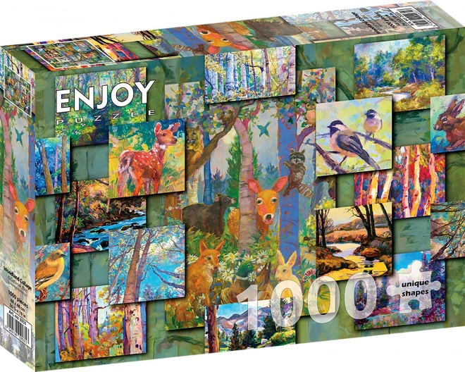Puzzel Boscollage 1000 stukjes