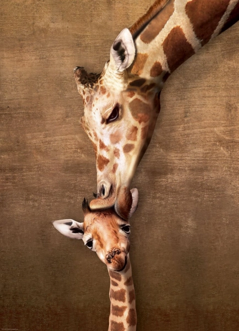 Eurographics Puzzle Giraffe Kiss 1000 Pieces