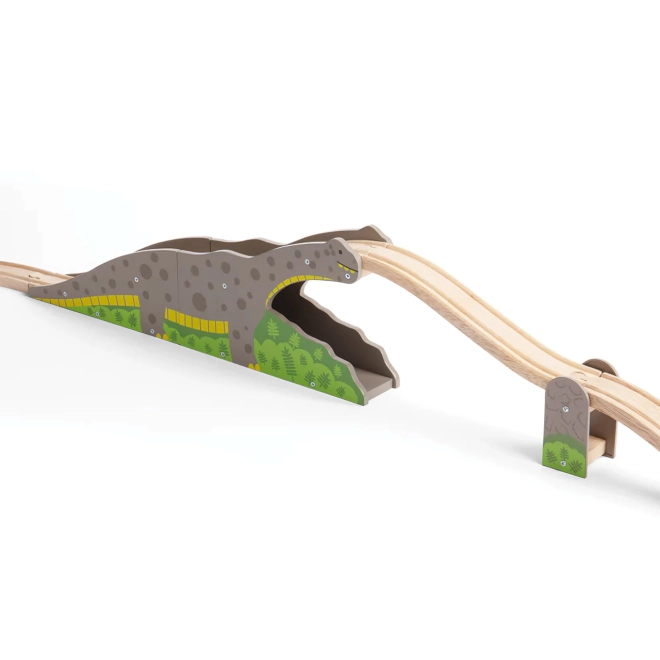 Pont dinosaure avec passage inférieur et supérieur