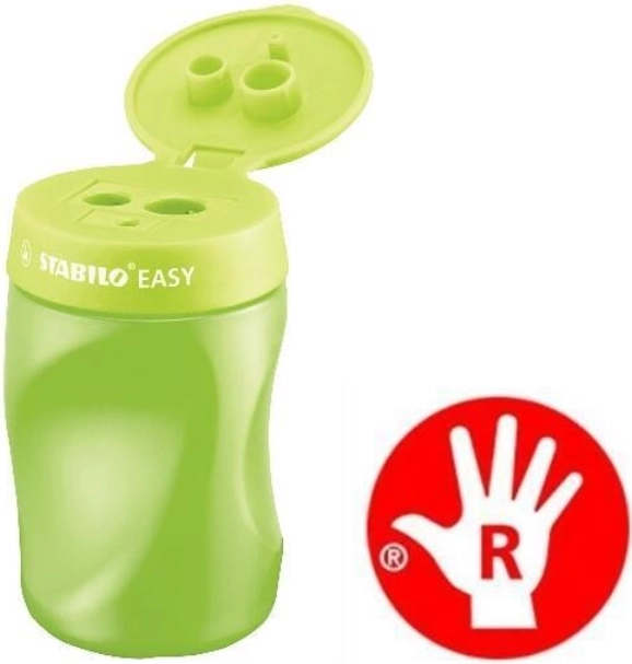 Stabilo EASYsharpener puntenslijper voor rechtshandigen groen