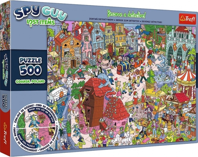 Puzzle 500 Teile Spy Guy Verlorene Gegenstände Danzig