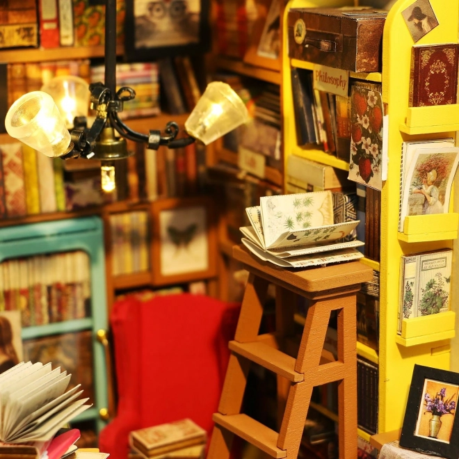 Samova studieruimte - DIY Miniatuur Poppenhuis Bibliotheek