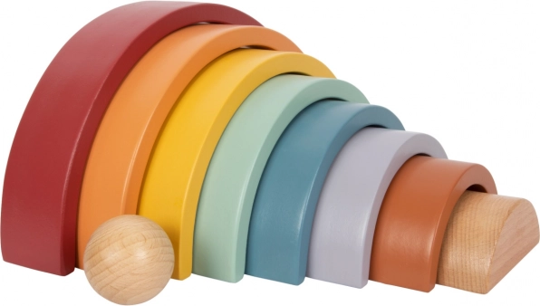 Arc-en-ciel moteur en bois Safari