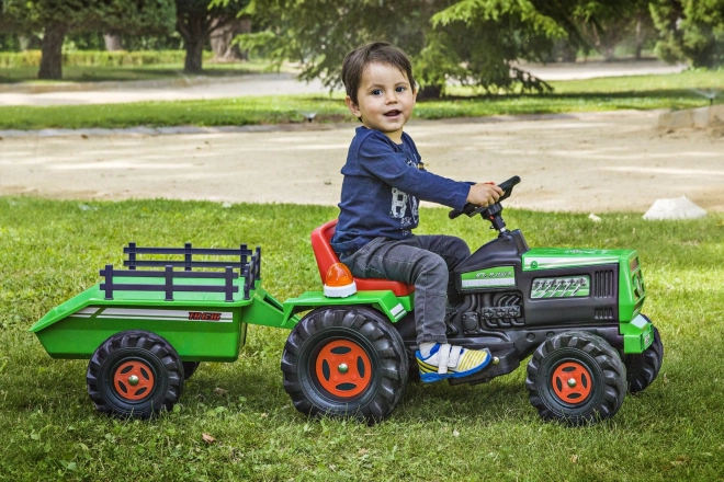 Elektrische kindertractor met aanhanger 6V