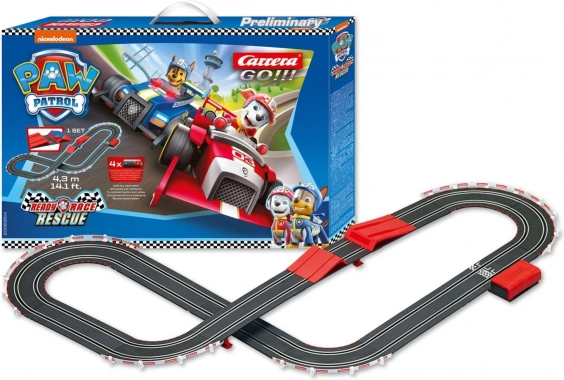 Carrera GO Paw Patrol Slot Car Track 4.3 m