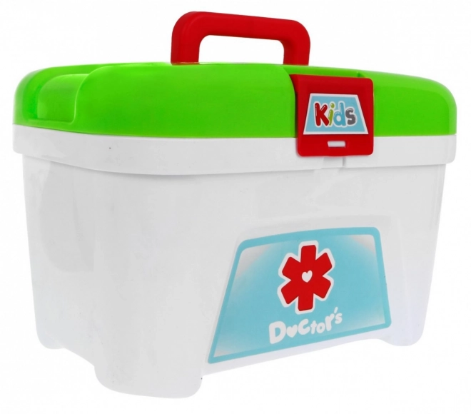 Draagbare medische kast voor kinderen 3+ Koffer + tafel + 2 typen karretjes + accessoires