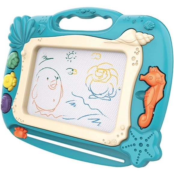 Woopie Magnetic Doodle Board with Ocean Theme - Green