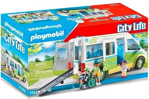 City Life school bus with figures