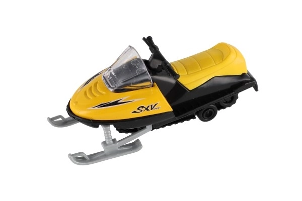 Toy snow scooter metal/plastic 13 cm, wind-up, 6 colors