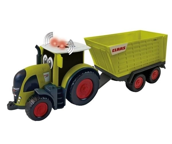 Tractor Claas met aanhanger