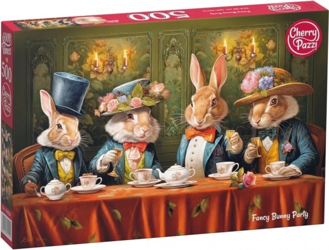 Rabbit Tea Party Puzzle 500 Pieces