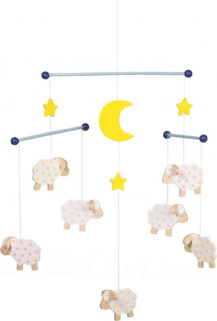 Wooden Hanging Mobile Sheep by Goki