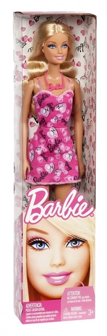 Barbie en robe rose