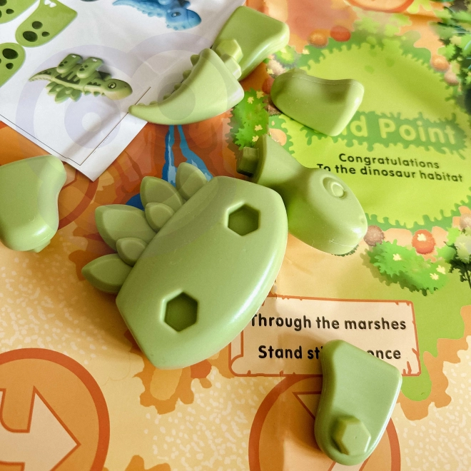 Construction Set Dinosaurs 2-in-1 Board Game
