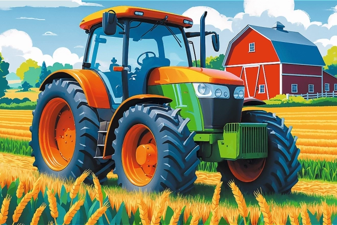 Puzzle Trefl Le chariot du fermier 60 pièces