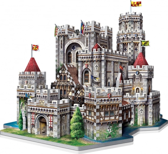 Realistic castle with rich details