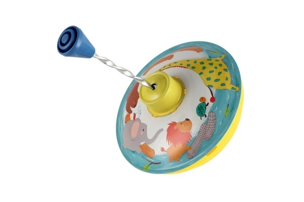 Tol draaiend diameter 12cm metaal 2 kleuren 6st in doos
