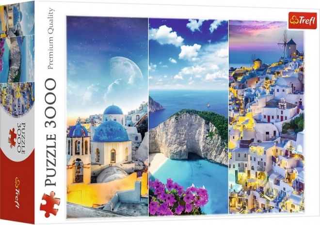 Puzzle 3000 pcs – Greek Holidays Trefl