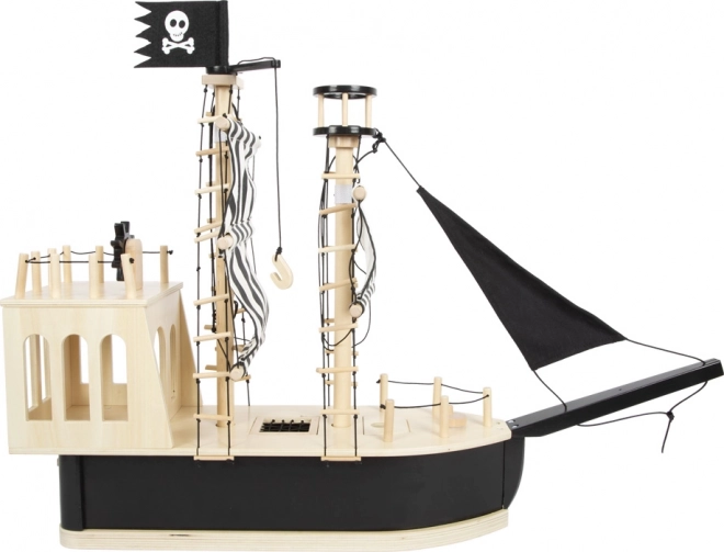 Piratenboot van hout voor kinderen