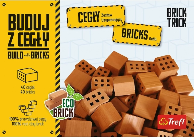 BRICK TRICK Verpakking korte bakstenen - 40 stuks