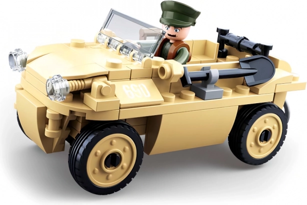 Sluban WWII Building Set: German Amphibious Vehicle Schwimmwagen