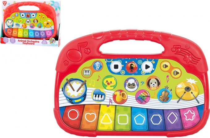 Animal piano for little ones with sounds and melodies 25 cm
