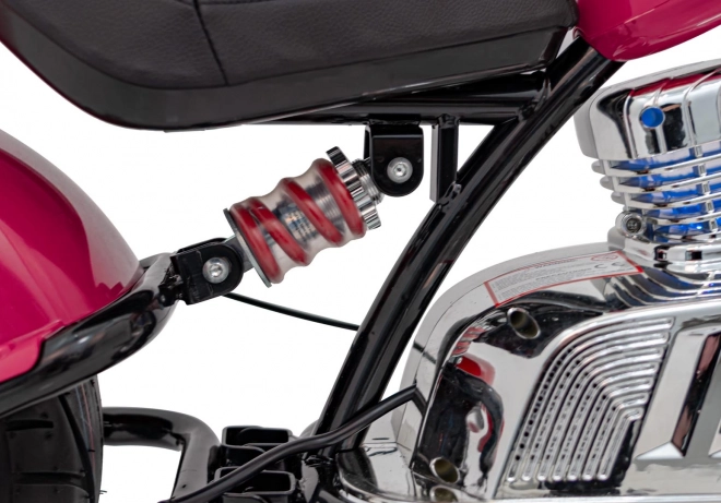 Kinder motorfiets Chopper Warrior roze