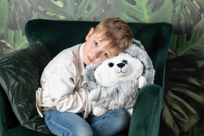 Cozy Noxxiez HW702 Husky - verwarmend knuffelkussen 3 in 1
