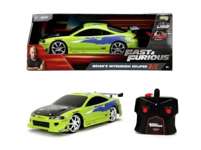 Snel en woedend RC auto Mitsubishi Eclipse 1:16