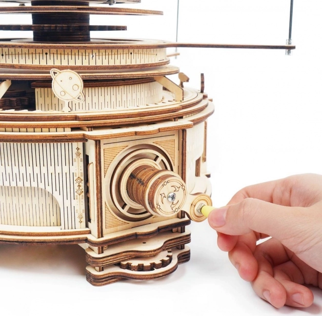 RoboTime 3D houten mechanische puzzel Planetarium