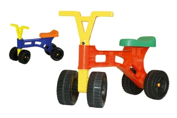 Loopfiets Roloped plastic zithoogte 27cm ass. 2 kleuren vanaf 18 maanden