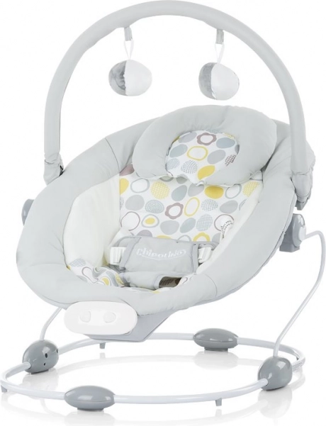 Transat vibrant pour nourrissons Siesta Grey de Chipolino