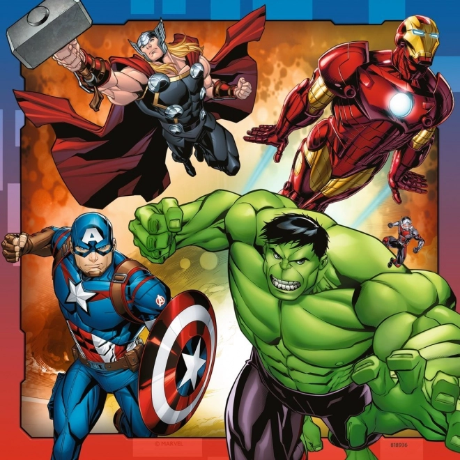Puzzel Ravensburger Marvel Avengers 3x49 st.