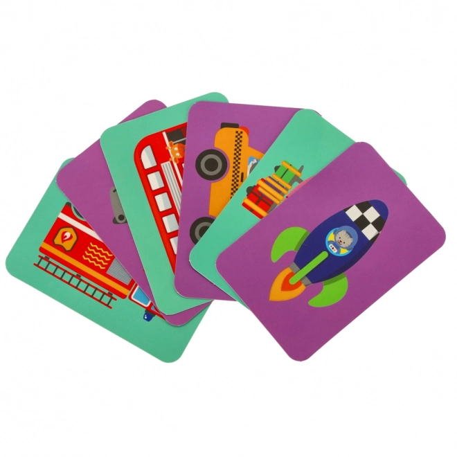 Magnetische puzzel - transportmiddelen