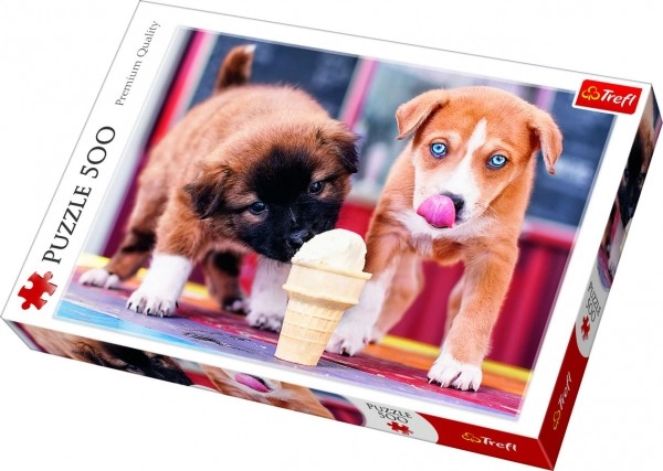 Uniek ontwerp met schattige puppy
