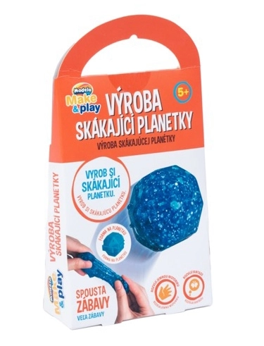 Blauwe stuiterbal maken