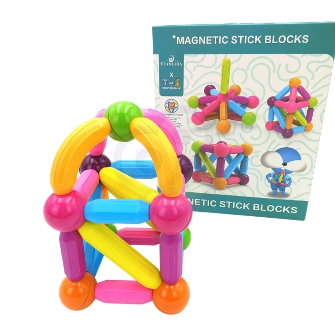 Woopie magnetische educatieve bouwset, 38 stukken