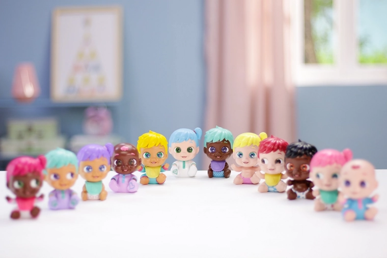 Collectible characters for creative play