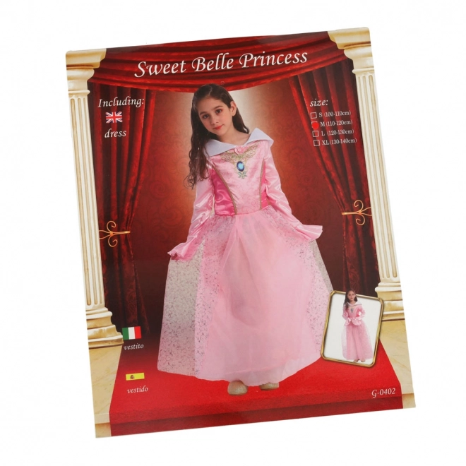 Prinsessen kostuum maat M