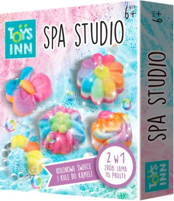 Creative SPA Studio Set de bougies fleuries et boules de bain