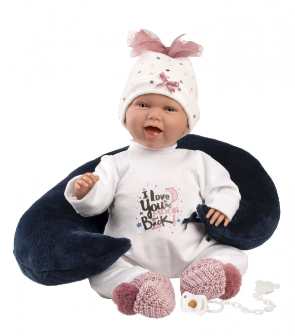 Realistische baby pop met geluiden