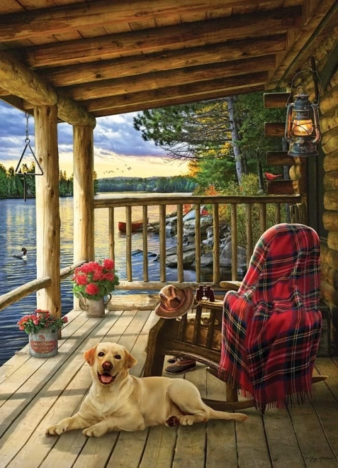 Cobble Hill Puzzle Wooden Terrace 1000 Pieces