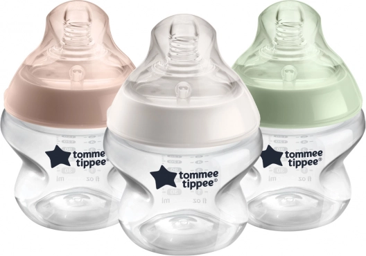 Set of baby bottles, 150 ml, assorted colors, 3 pcs