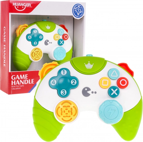 Interactive game controller for children 18m+ colorful buttons, sounds, melodies, and lights