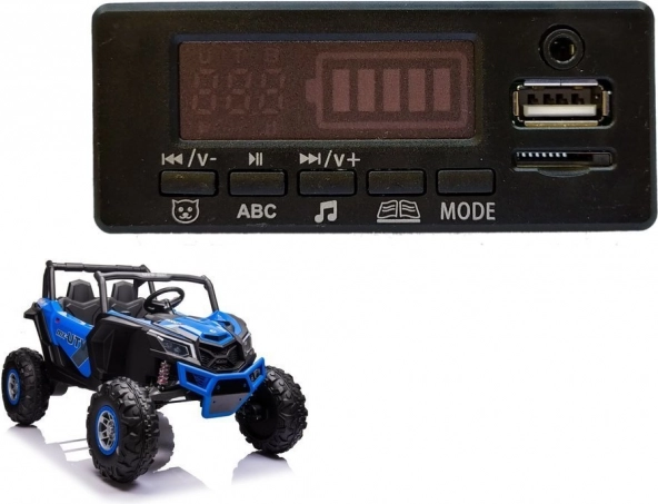 Music panel for vehicle with accumulator XMX613 24V