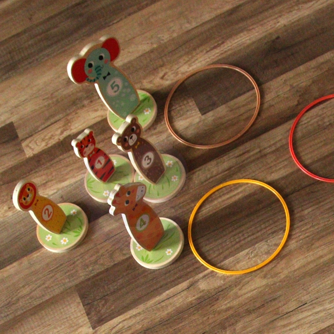 Tooky Toy Wooden Target Toss Game