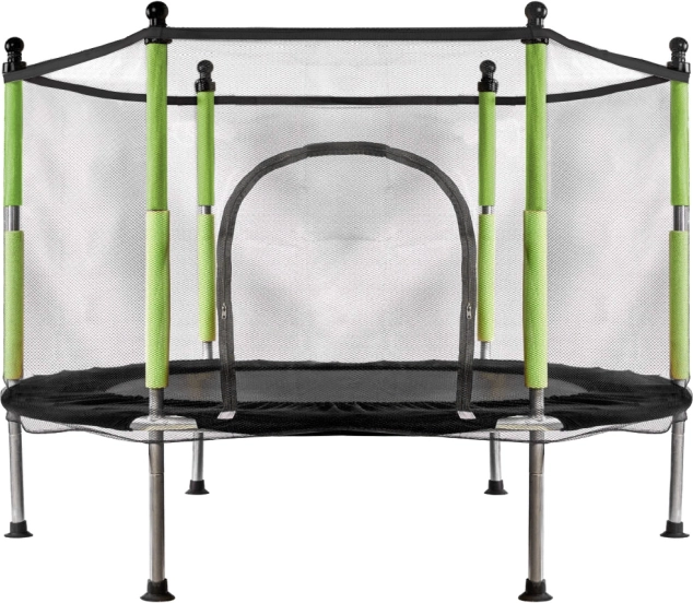 tuintrampoline voor kinderen met net groen 140 cm