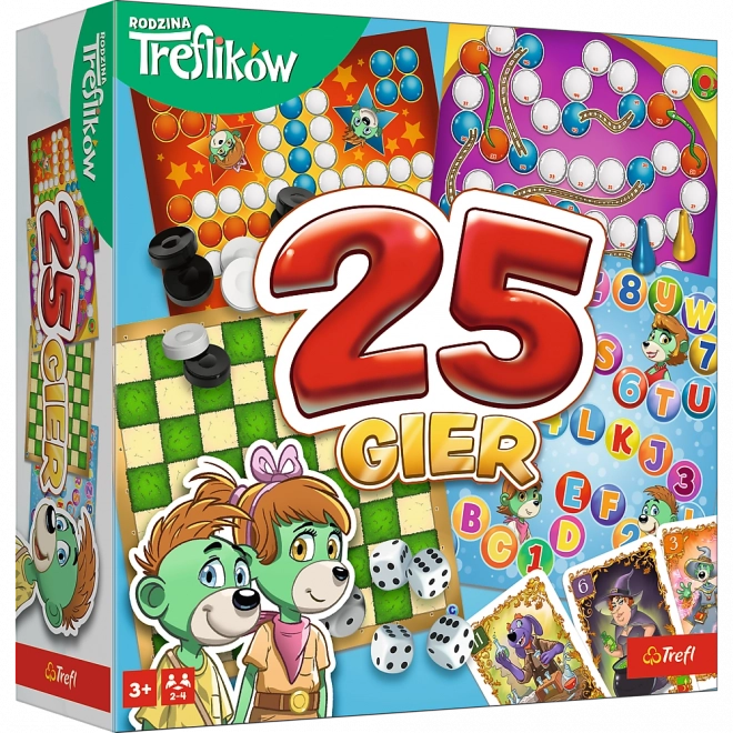 Kaleidoscoop – 25 spellen voor kinderen Treflík-familie Trefl