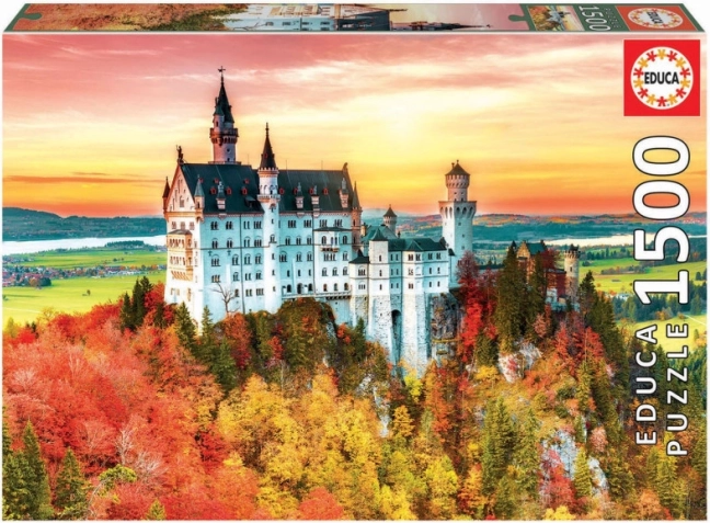 Puzzle Herbst in Neuschwanstein 1500 Teile EDUCA